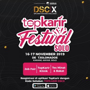 TopKarir Festival Solo 2019 X DSCX | TopKarir.com